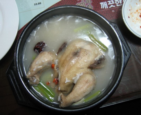 風邪を早く治すなら参鶏湯の肉は食べちゃダメ
